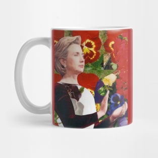 Hillary Clinton Floral Mug